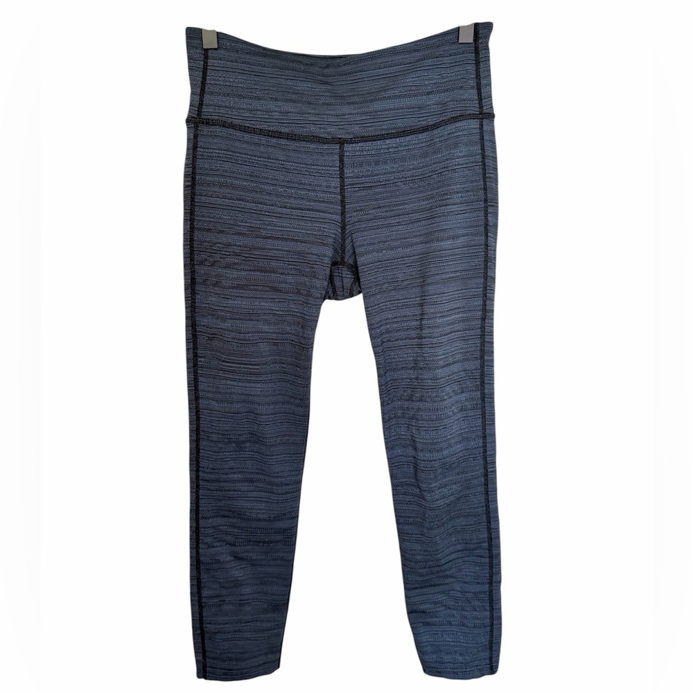 Athleta High Rise Jacquard Chaturanga 7/8 Leggings Size M